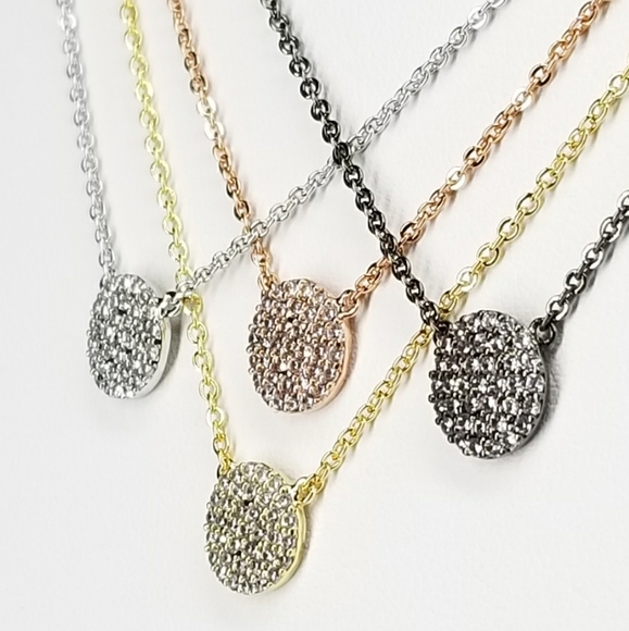 💖 New in Gift Box 🎁 CZ Diamond Choker Collar Necklace - Picture 2 of 9